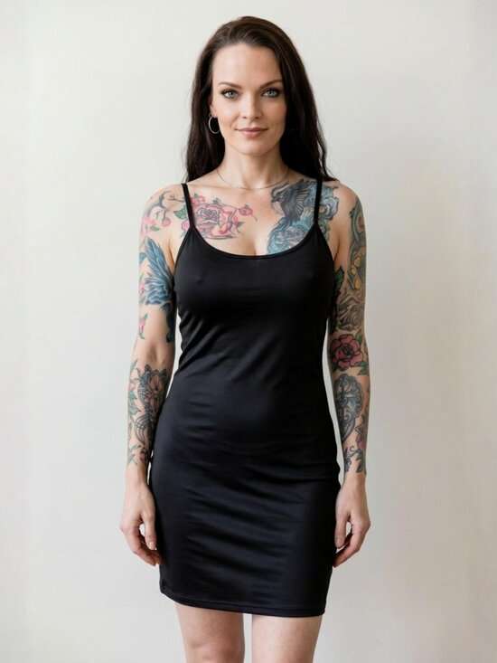 bebe Dresses & Skirts - Bebe ✦ Adjustable Strap Mini Dress ✦ Black Chic Fitted Slip Silhouette Size M